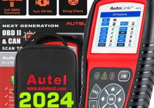 Autel AutoLink AL519 Car OBD2 Scanner, Classic Enhanced Mode 6 Engine Fault Code Reader OBDII CAN Diagnostic Scan Tool