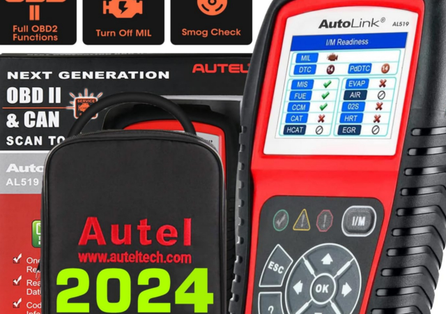 Autel AutoLink AL519 Car OBD2 Scanner, Classic Enhanced Mode 6 Engine Fault Code Reader OBDII CAN Diagnostic Scan Tool