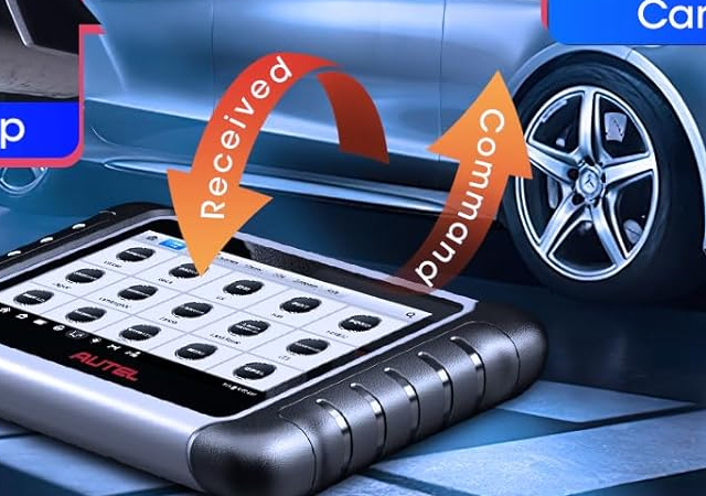 Autel Scanner MaxiCOM MK808S 2024 Bidirectional Tool, Active Test, All System Diagnose, Injector Coding, FCA Autoauth Android